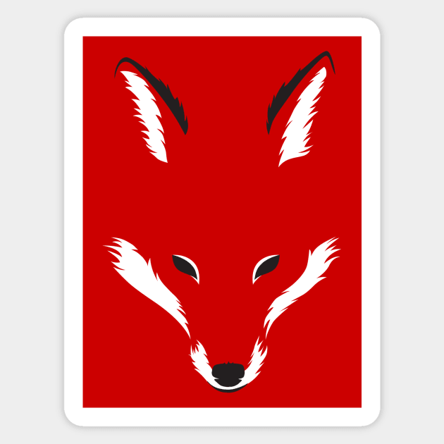 foxy shape tee Sticker by astronaut